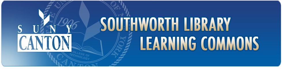 SUNY Canton Interlibrary Loan, Southworth Library Learning Commons